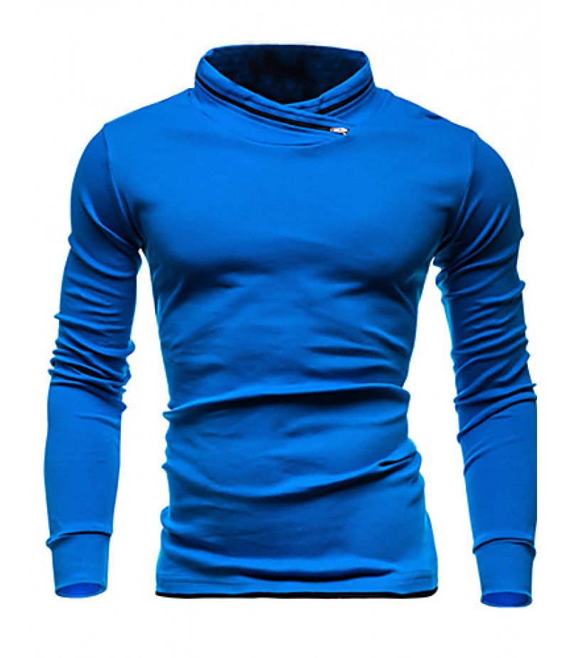 Men's Casual/Daily / Sports Simple / Active Regular HoodiesSolid