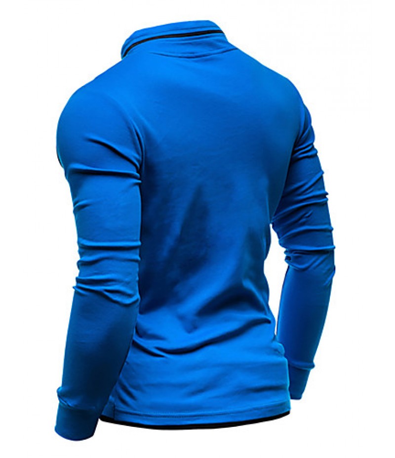 Men's Casual/Daily / Sports Simple / Active Regular HoodiesSolid