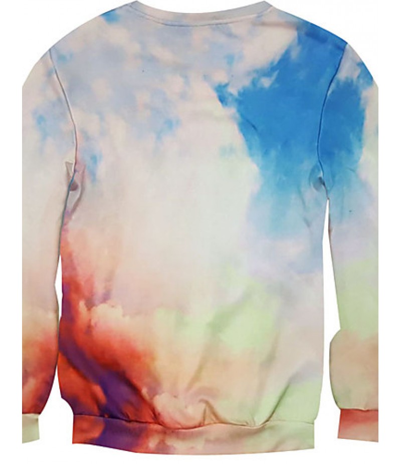 New Fashion Men Letter Printed Pullover Long Sleeve 3d Sweatshirt