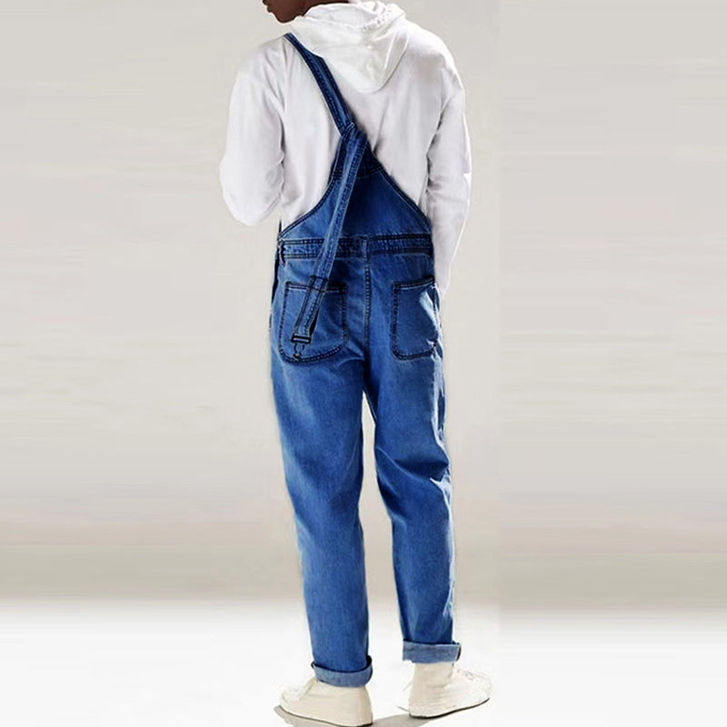 Men's Casual Vintage Denim Overalls