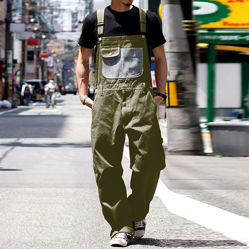 Men's Casual Vintage Multi-pocket Cargo Overalls