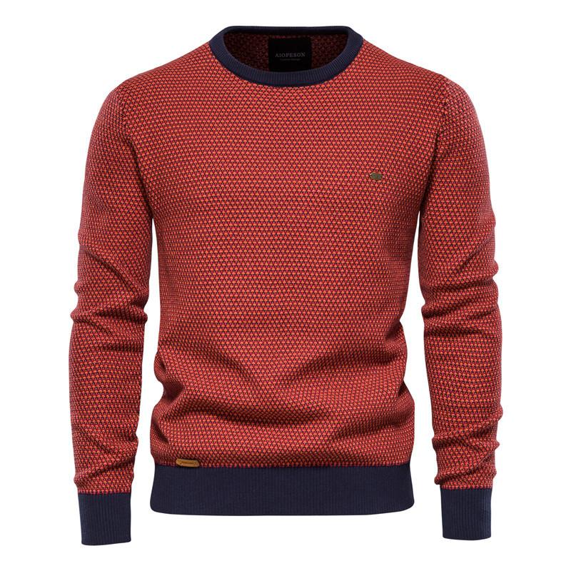 Men's Crew Neck Solid Color Sweatshirt