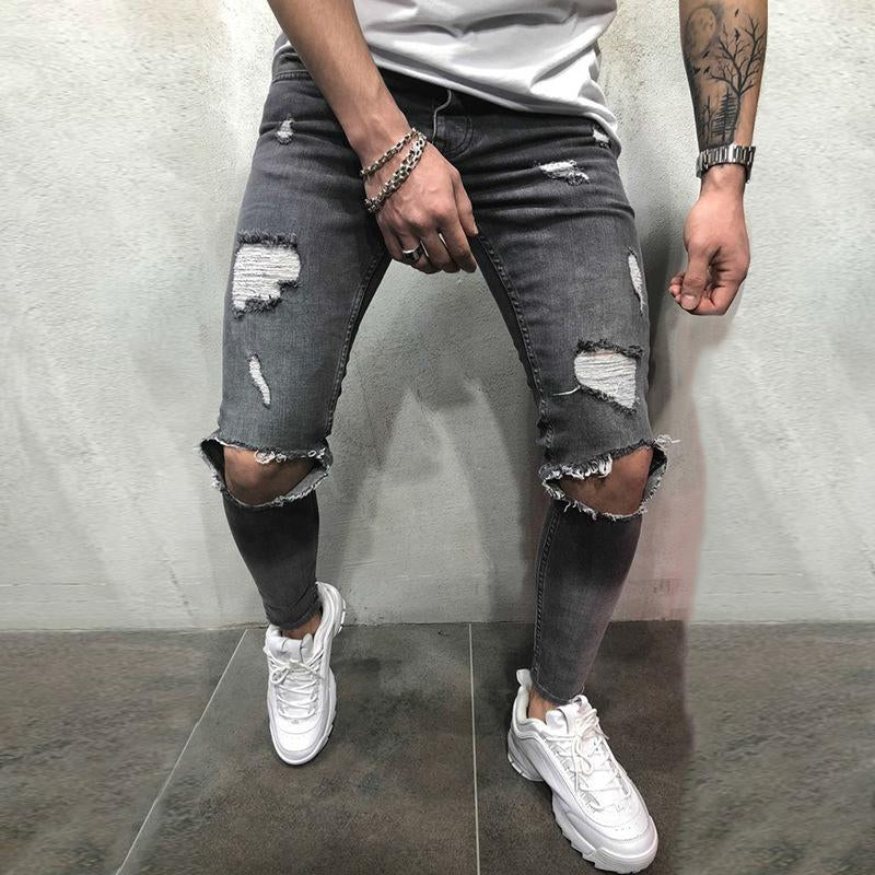 Men's Casual Ripped Jeans