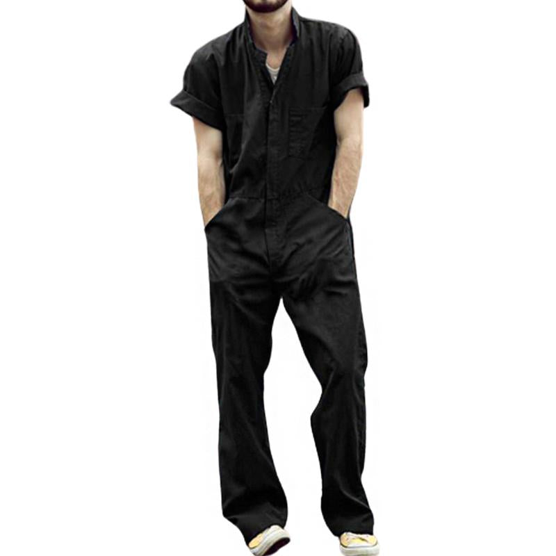 Men's Casual Multi-Pocket Cargo Jumpsuit Overall