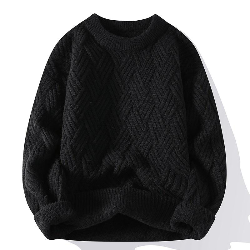 Men's Casual Twist Pullover Knitwear