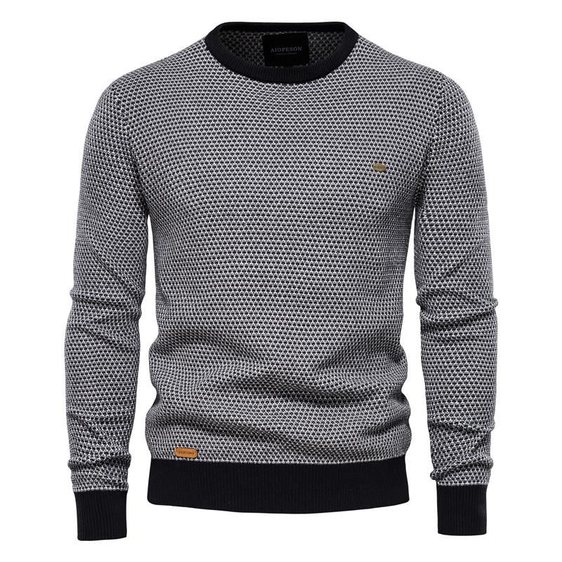 Men's Crew Neck Solid Color Sweatshirt