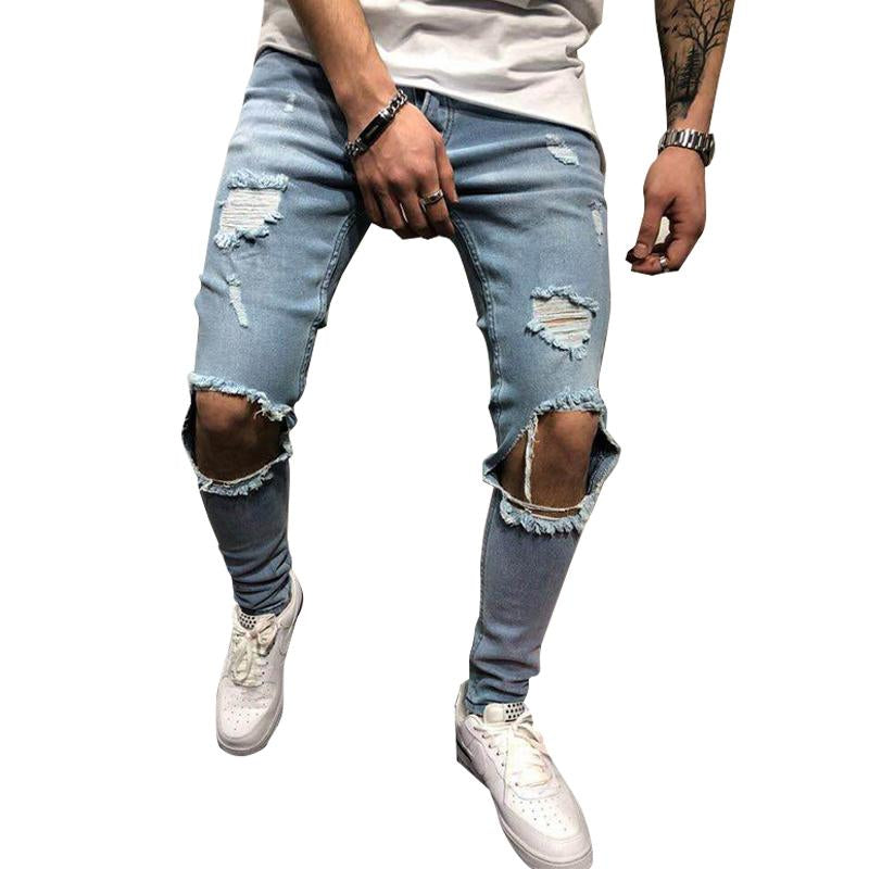 Men's Casual Ripped Jeans