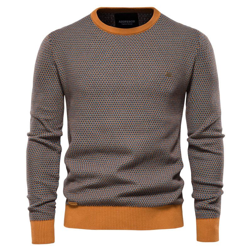 Men's Crew Neck Solid Color Sweatshirt