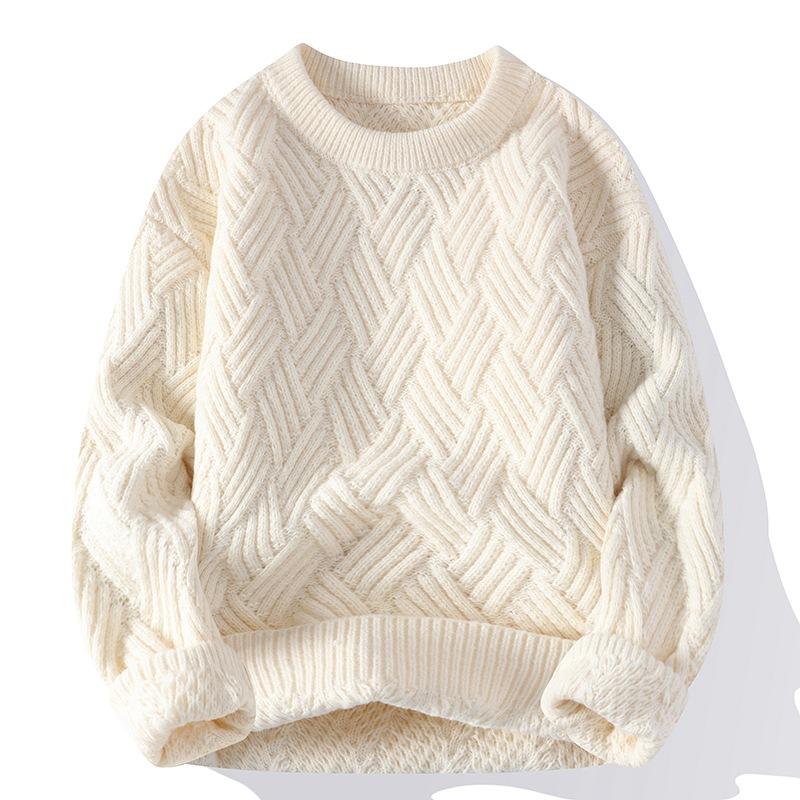 Men's Casual Twist Pullover Knitwear