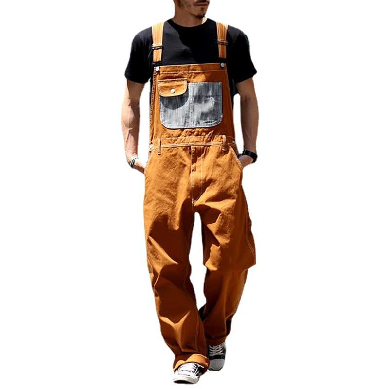 Men's Casual Vintage Multi-pocket Cargo Overalls