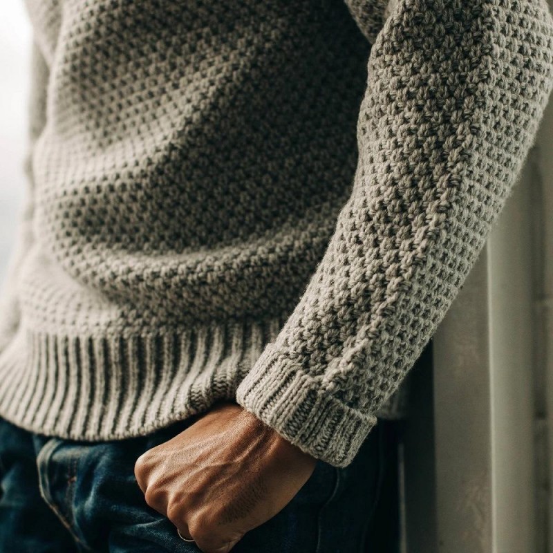 Men's Vintage Casual Round Neck Pullover Knitwear